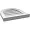 Ekena Millwork Round Top Surface Mount PVC Gable Vent w/ 2"W x 2"P Brickmould Sill Frame, 16"W x 18"H GVPRT16X1803SN - alternate 3